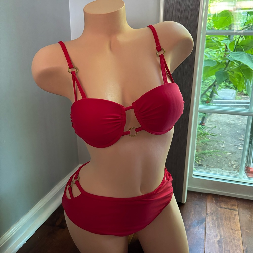 Fashion Nova Red Bikini